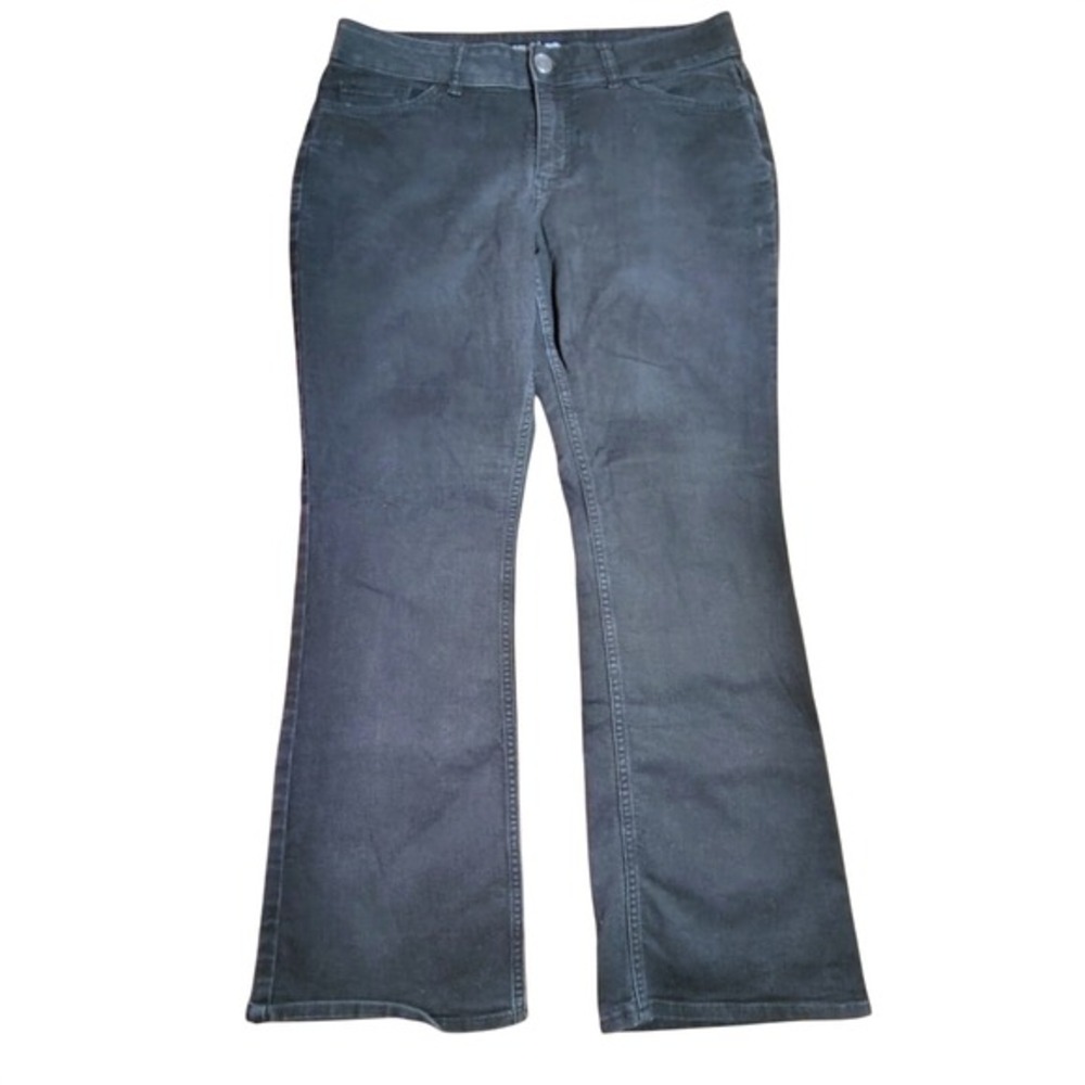 Riders by Lee Mid Rise Bootcut Jeans Black‎ Women's Size 12P